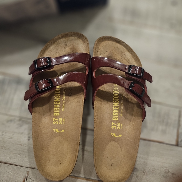 Birkenstock Women's Sandals - Rich Burgundy - Picture 2 of 7